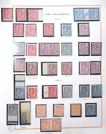 1900-1931 Joli lot comportant plusieurs timbres de