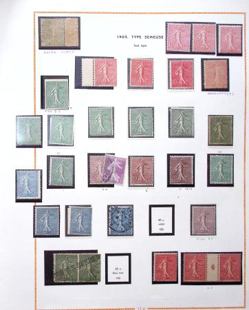 1900-1931 Joli lot comportant plusieurs timbres de