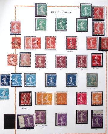 1900-1931 Joli lot comportant plusieurs timbres de