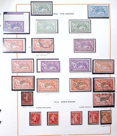 1900-1931 Joli lot comportant plusieurs timbres de