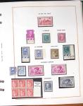 1900- 1959, Deux albums avec des timbres neufs et oblitérés