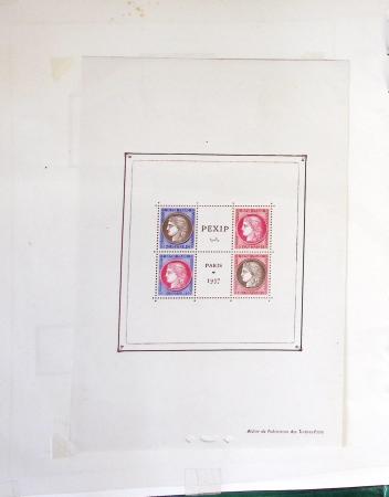 1900- 1959, Deux albums avec des timbres neufs et oblitérés