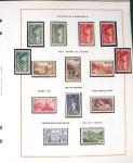 1900- 1959, Deux albums avec des timbres neufs et oblitérés