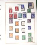 1900- 1959, Deux albums avec des timbres neufs et oblitérés