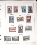 1900- 1959, Deux albums avec des timbres neufs et oblitérés