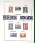1900- 1959, Deux albums avec des timbres neufs et oblitérés