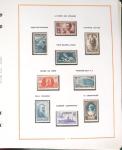 1900- 1959, Deux albums avec des timbres neufs et oblitérés
