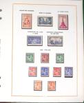 1900- 1959, Deux albums avec des timbres neufs et oblitérés