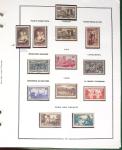 1900- 1959, Deux albums avec des timbres neufs et oblitérés