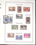 1900- 1959, Deux albums avec des timbres neufs et oblitérés