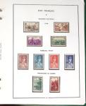 1900- 1959, Deux albums avec des timbres neufs et oblitérés