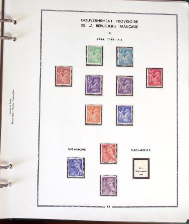 1900- 1959, Deux albums avec des timbres neufs et oblitérés