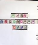 1900- 1959, Deux albums avec des timbres neufs et oblitérés