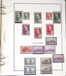 1900- 1959, Deux albums avec des timbres neufs et oblitérés