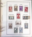 1900- 1959, Deux albums avec des timbres neufs et oblitérés