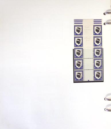 1900- 1959, Deux albums avec des timbres neufs et oblitérés