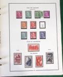 1900- 1959, Deux albums avec des timbres neufs et oblitérés