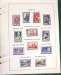 1900- 1959, Deux albums avec des timbres neufs et oblitérés