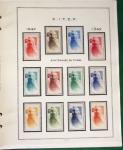1900- 1959, Deux albums avec des timbres neufs et oblitérés