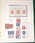 1900- 1959, Deux albums avec des timbres neufs et oblitérés