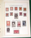 1900- 1959, Deux albums avec des timbres neufs et oblitérés