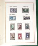 1900- 1959, Deux albums avec des timbres neufs et oblitérés