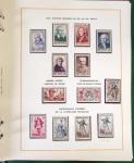 1900- 1959, Deux albums avec des timbres neufs et oblitérés