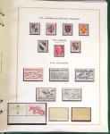 1900- 1959, Deux albums avec des timbres neufs et oblitérés