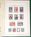 1900- 1959, Deux albums avec des timbres neufs et oblitérés