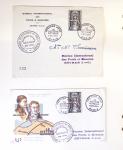 1900- 1959, Deux albums avec des timbres neufs et oblitérés