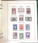 1900- 1959, Deux albums avec des timbres neufs et oblitérés