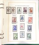 1900- 1959, Deux albums avec des timbres neufs et oblitérés
