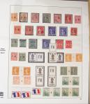1900- 1959, Deux albums avec des timbres neufs et oblitérés
