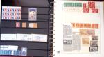 1900- 1959, Deux albums avec des timbres neufs et oblitérés