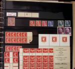 1900- 1959, Deux albums avec des timbres neufs et oblitérés