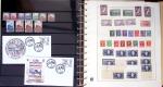 1900- 1959, Deux albums avec des timbres neufs et oblitérés