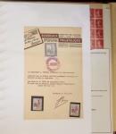 1900- 1959, Deux albums avec des timbres neufs et oblitérés