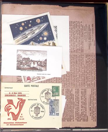 1900- 1959, Deux albums avec des timbres neufs et oblitérés