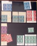 1900- 1959, Deux albums avec des timbres neufs et oblitérés