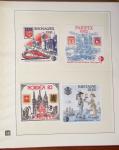 1900- 1959, Deux albums avec des timbres neufs et oblitérés