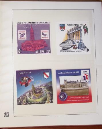 1900- 1959, Deux albums avec des timbres neufs et oblitérés