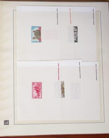 1900- 1959, Deux albums avec des timbres neufs et oblitérés