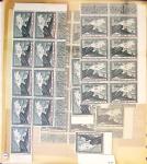 1900- 1959, Deux albums avec des timbres neufs et oblitérés