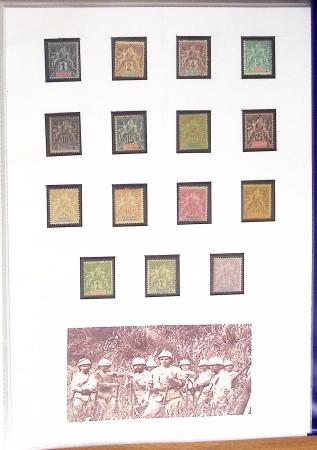 1892-1974, Collection en un album fait maison des COLONIES
