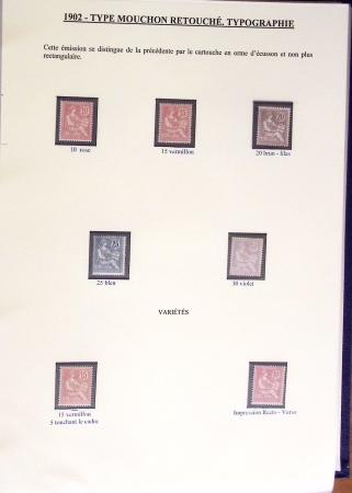 1900-1930, Collection en un album fait maison de Mouchon,