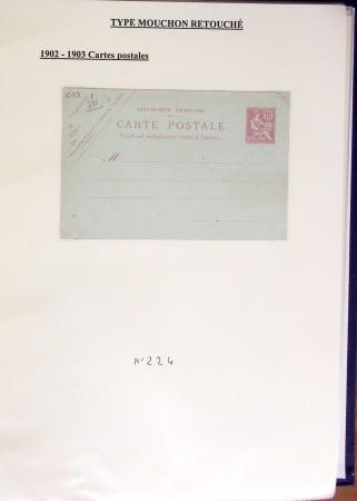 1900-1930, Collection en un album fait maison de Mouchon,