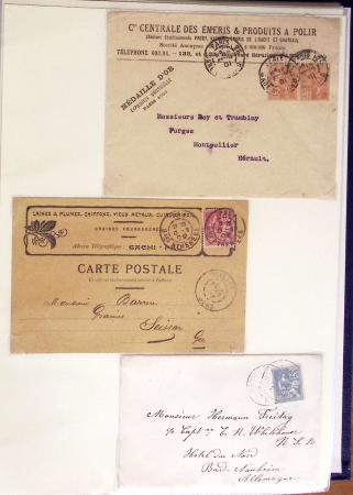 1900-1930, Collection en un album fait maison de Mouchon,