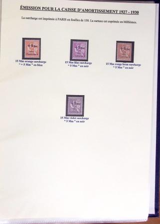 1900-1930, Collection en un album fait maison de Mouchon,