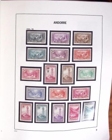 1931-2007, Collection en d'ANDORRE en neuf en un album