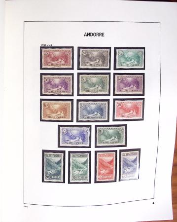 1931-2007, Collection en d'ANDORRE en neuf en un album